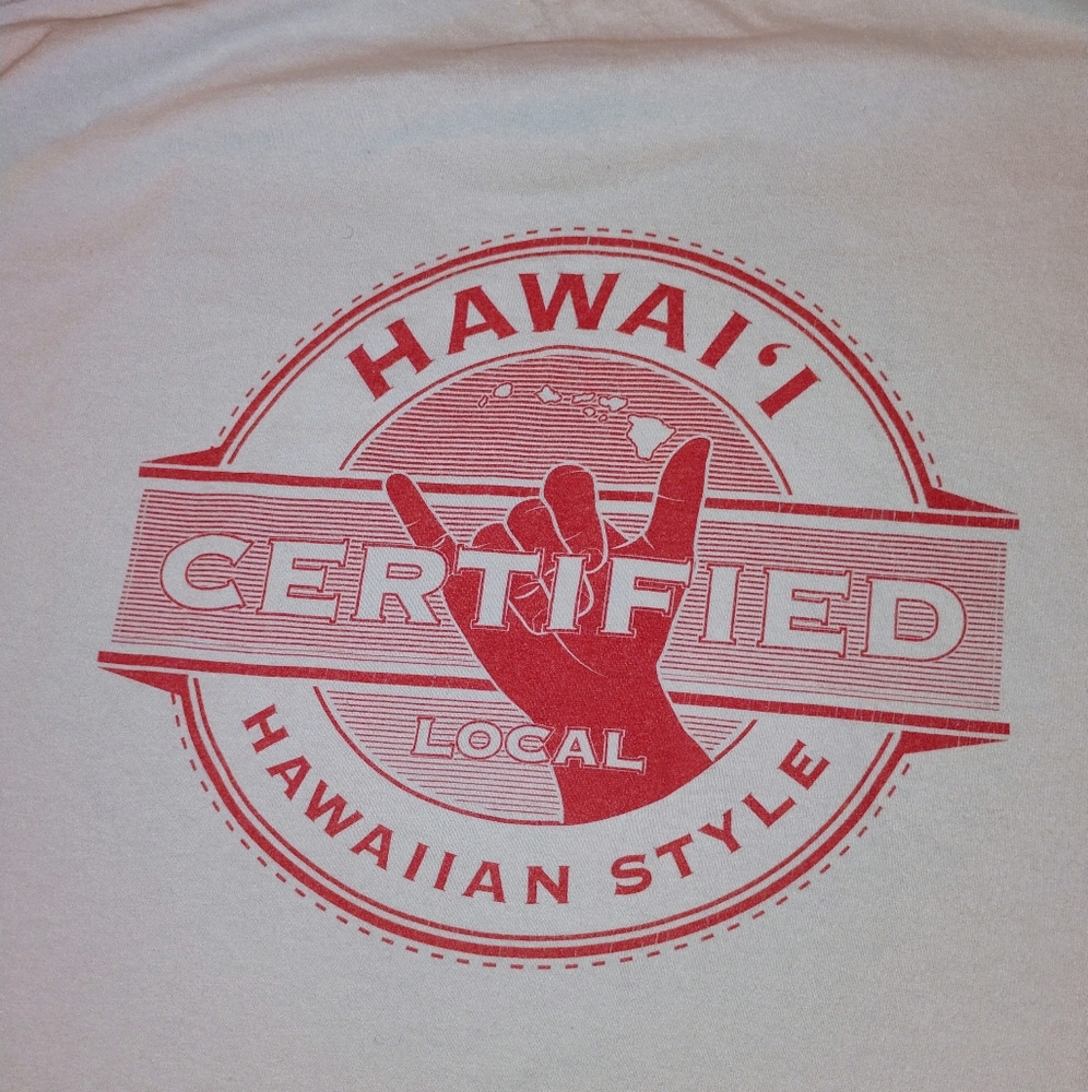 HAWAIIAN STYLE TSHIRT men's large